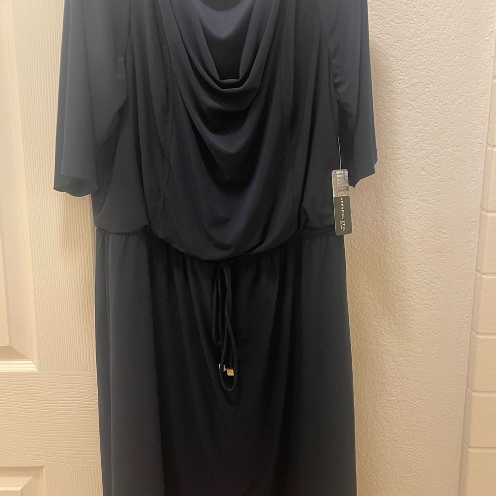 Jessica Howard Midnight Blue Long Sleeve Dress